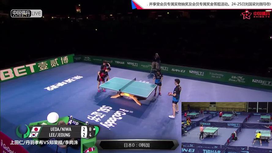 日本vs韩国乒乓球直播